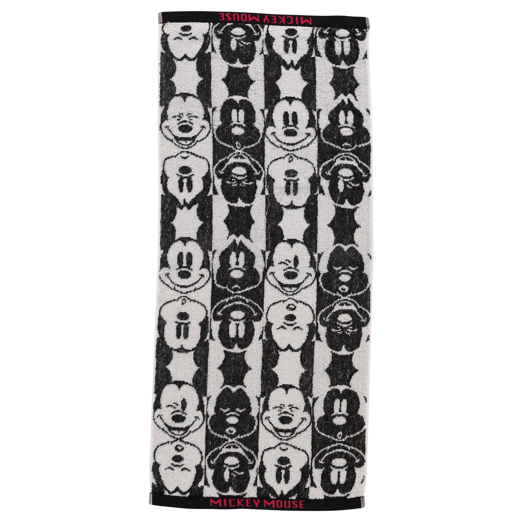 Marushin Face Disney Mickey Mouse Face 2006043500 Towel, Pattern, Cute,