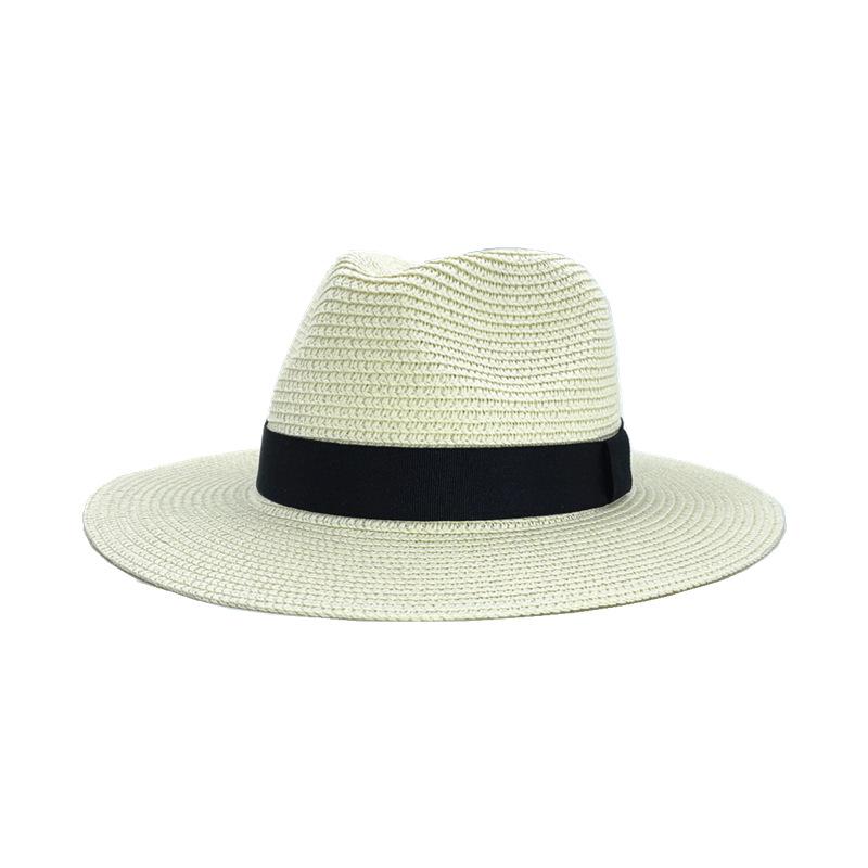Panama Straw Hat, Men's and Women's Top Hats, Summer Shade, Beach Brim Sun Hats