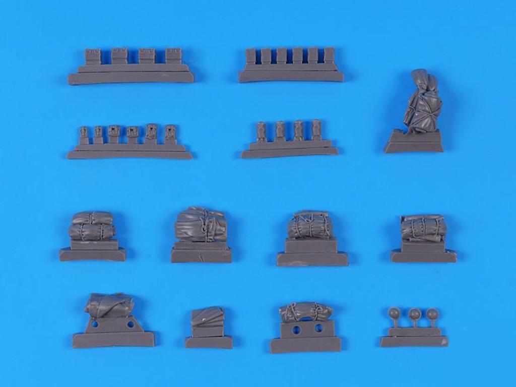 Black Dog DAC British Armored Vehicle Accessory Set Resin Military Parts HAUT72167 1/72 Mk.I (for IBG) (Tank)