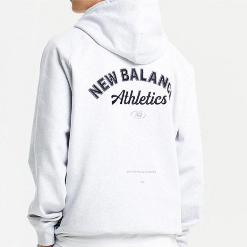 New Balance Unisex Basic Logo Brushed Hoodie Nbn0d41913