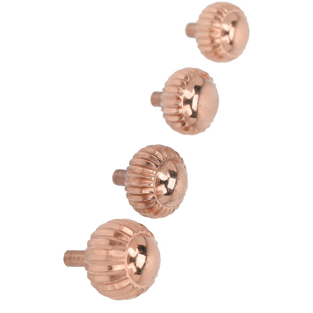 4Pcs Watch Crown Replacement Alloy Multiple Sizes Portable Durable Watch Repair Tools