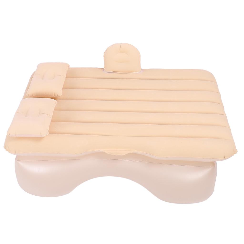 Aufblasbare Auto-Luftmatratze mit 2 Kissen Erhöhter Komfort Stabile Unterstützung Tragbarer Auto-Rücksitz