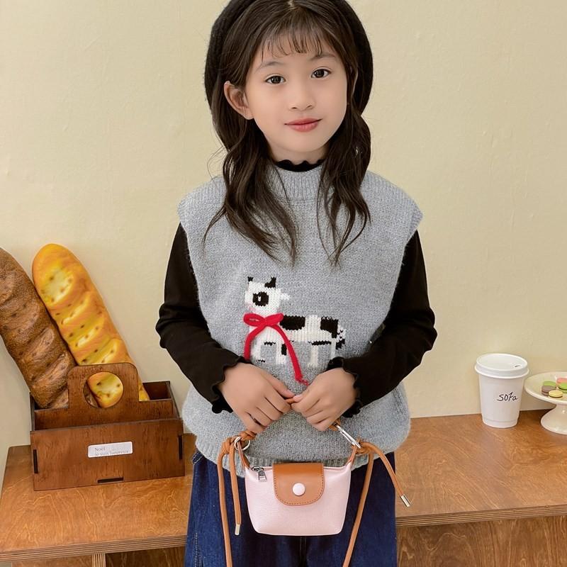 Chic And Fashionable Unisex Toddler Crossbody Bag With Geometric Patterns For Everyday Use