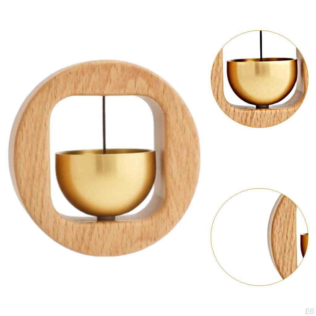 Shopkeeper's Door Opening, Unique Wooden Doorbell for Refrigerator, House Entrance