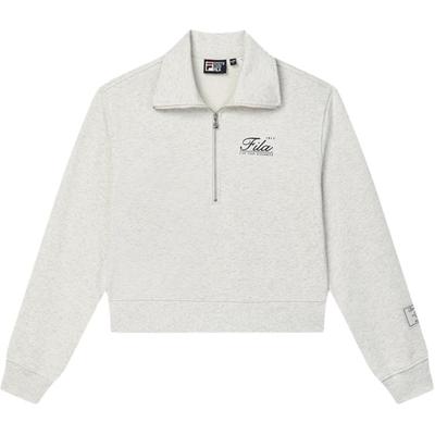 Fashion Comfortable Pullover Letter Logo American Casual Loose Long Sleeve Half Zipper Sweatshirt Women Sweatshirt F11W439212FLM