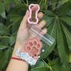 Handmade Cat Claw Keychain Creative Pet Hair Storage Bag Pets Hair Storage Keychain  Couple