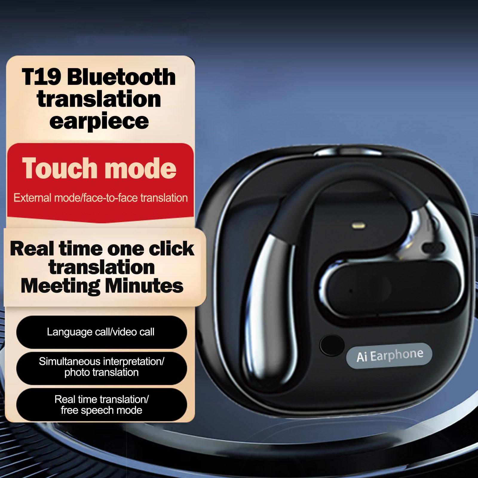 

Беспроводные Bluetooth 5.4 наушники T19 OWS с высококачественным звуком и мощными басами, ультракомфортные эргономичные наушники с заушным креплением, электронные гарнитуры One Size