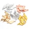 20pcs Charms angel wings 21x8mm Tibetan Silver Plated 5 Colors Pendants Antique Jewelry Making DIY Handmade Craft