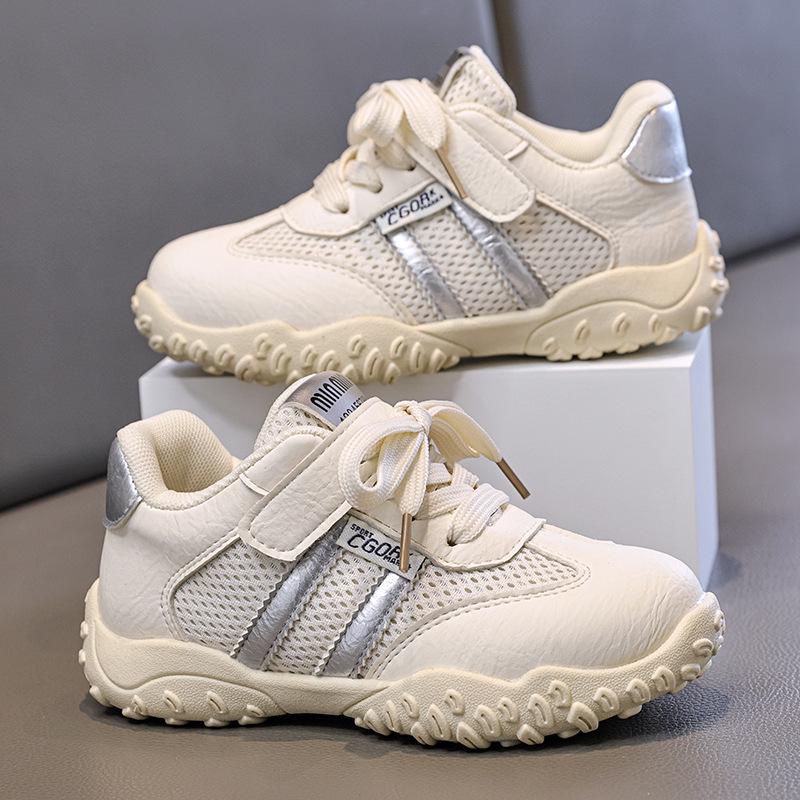 Autumn 2025 Kids' Sports Shoes: Breathable Fashion Sneakers with Soft Soles for Running and Training—Girls' & Boys' Style.