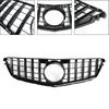 GT Style Front Bumper Grille Grill Fit Benz C-Class W204 C300 C350 2008-2014