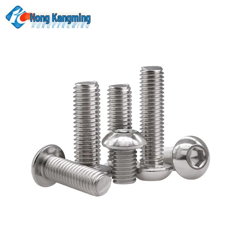 304 Stainless Steel Mushroom Head Hexagon Screw M2-M6