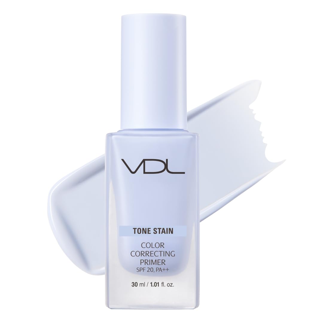VDL Tone Stain Корректирующий праймер 03 Бледно-голубой Макияж Тусклость Цвета Высокий Корейский SPF20 - База, Корректор, Выравнивание Тона, Прозрачность, Уменьшение,