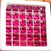 NATURAL Red RUBY Loose Gemstone   24 PCS Square Shape Lot