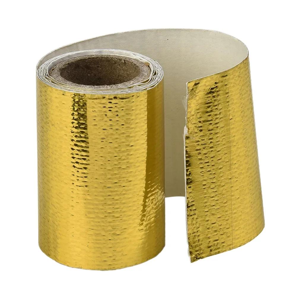 120x5cm Motorcycle Exhaust Wrap Pipe Header Heat Insulation Roll Tape Turbo Heat Exhaust Thermal Wrap Tape
