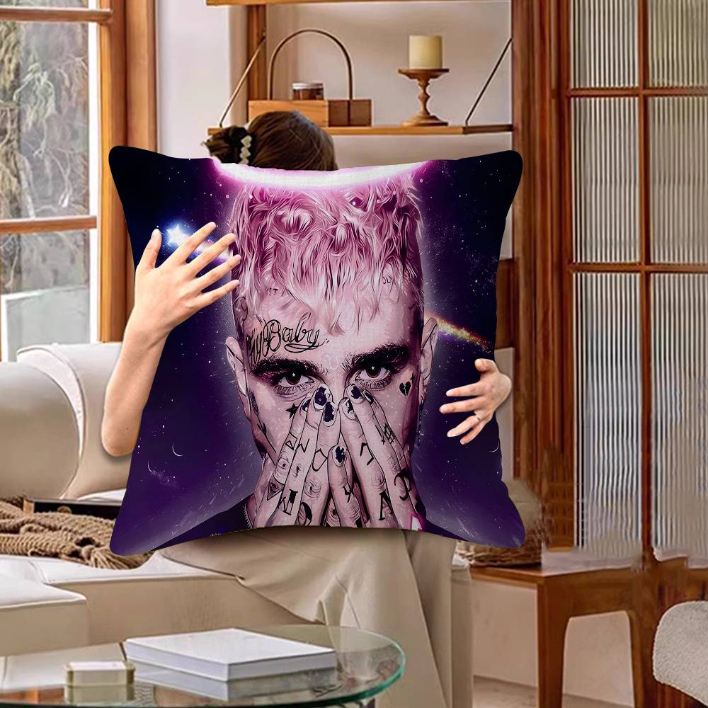 Rapper L-Lil P-Peep Cushion Cover Inches Farmhouse Decor Home Throw Pillow Covers For Couch Decorations