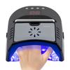 New 72W Cordless UV LED Nail Lamp Rechargeable Nail Dryer Lamp For Gel Nails+Fan