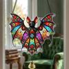 Pumpkin Design Acrylic Wall Hanging Mini Town Design Car Rearview Mirror Decoration  For Halloween