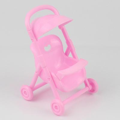 Simulation Baby Trolley Anti-deformed Creative Plastic Baby Pink Doll Stroller Shooting Props