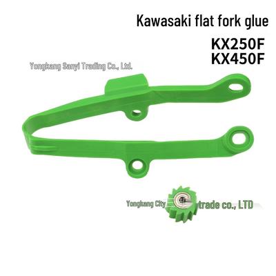 Fits Kawasaki KX250F/KX450F/KLX450 Flat Fork Chain & Rubber Guide Roller Off-Road Motorcycle Parts