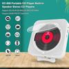 Portable Cd Player Bluetooth Speaker Stereo Cd Players Led Screen Wall Mountable Cd Music Player With Ir Remote Control Fm Radio - RiRi