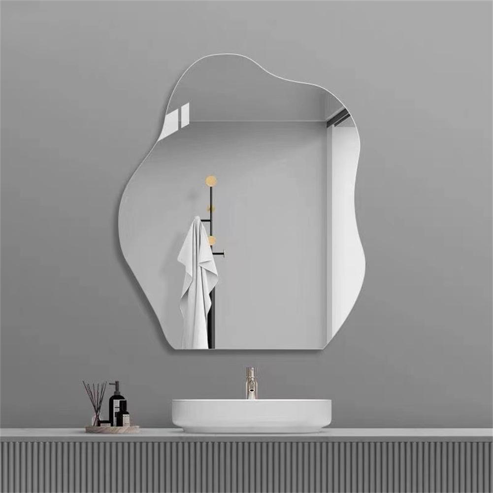 Irregular Wall Mirror Multiple Sizes Glass Decorative Make Up Mirrors For Dressing Table Bathroom Bedroom Living Room Mirror