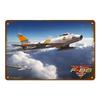 Vintage Airplane Metal Signs Fighter Jet Plane Posters Retro Aircraft Plate Metal Plaque Painting Living Room Home Wall Decor