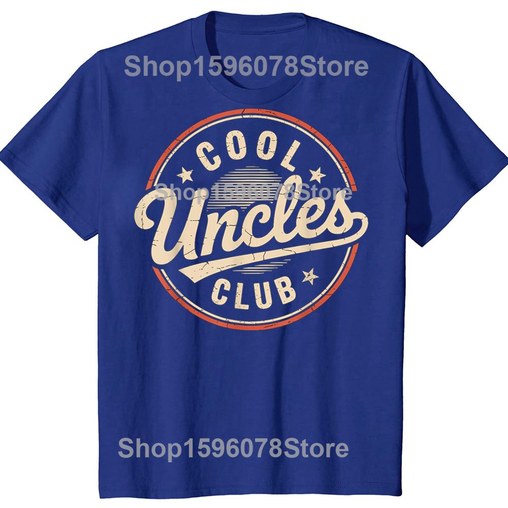 Vintage Cool Uncles Club Funny Fathers Day Graphic Tshirt Men Women Hip Hop Oversized T Shirt 100 Cotton Comfort Tshirts