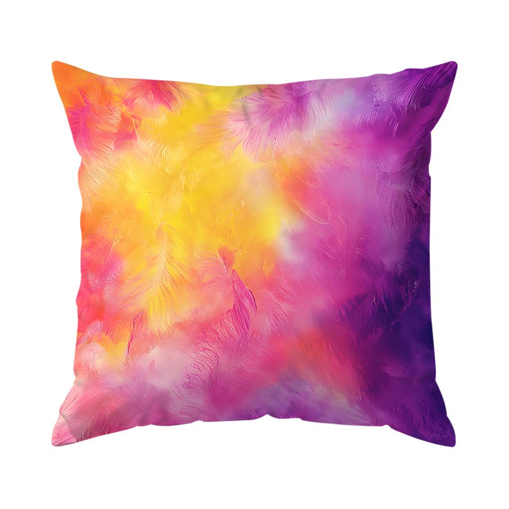 Tie Dye Pattern Cushions Pillowcase Polyester Cushion Cover Throw Pillow Pillowcover Home Car Sofa Decor
