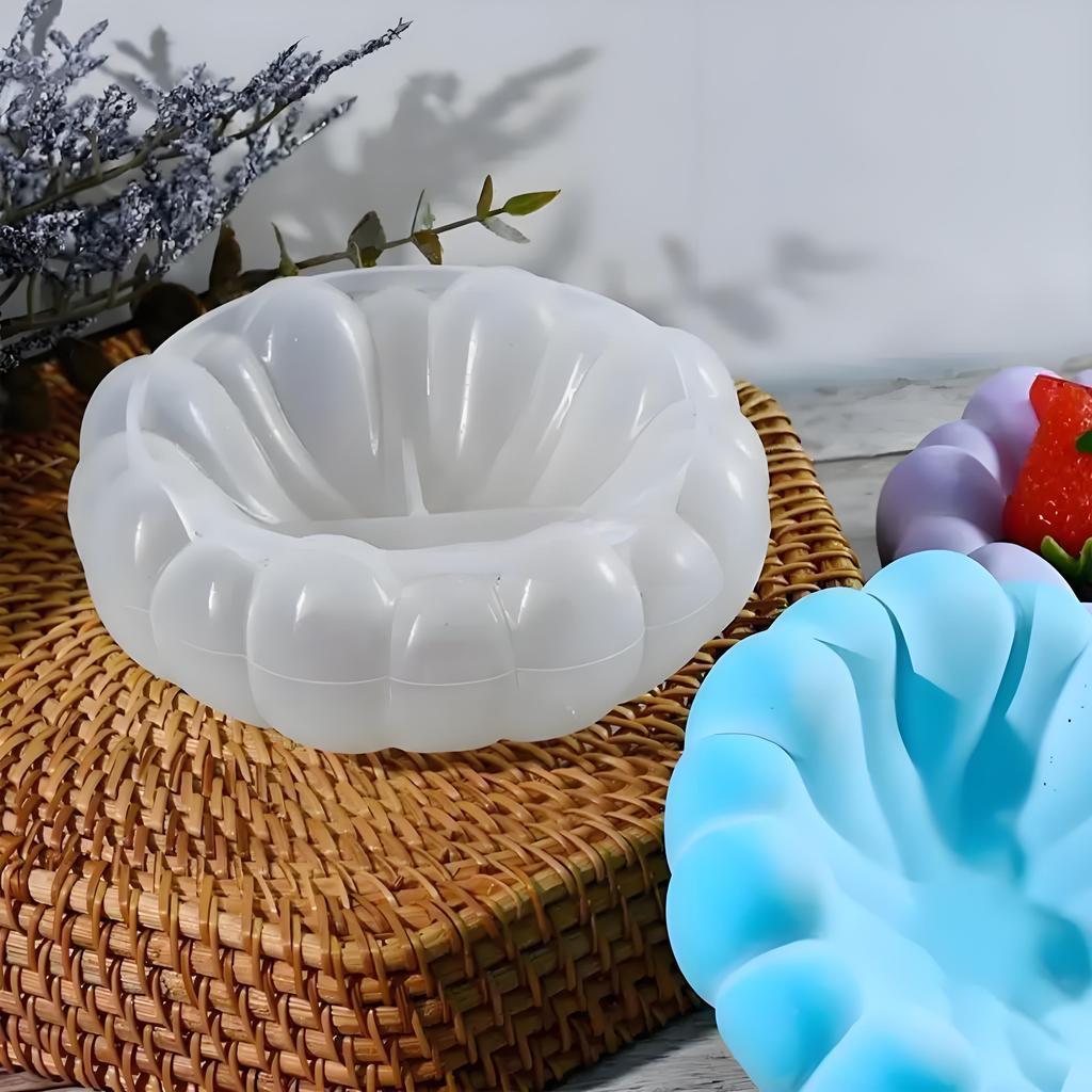 Round cloud tray mold, moldes creativos arte resina moldes creación silicona moldes bandeja joyas irregular molde placa