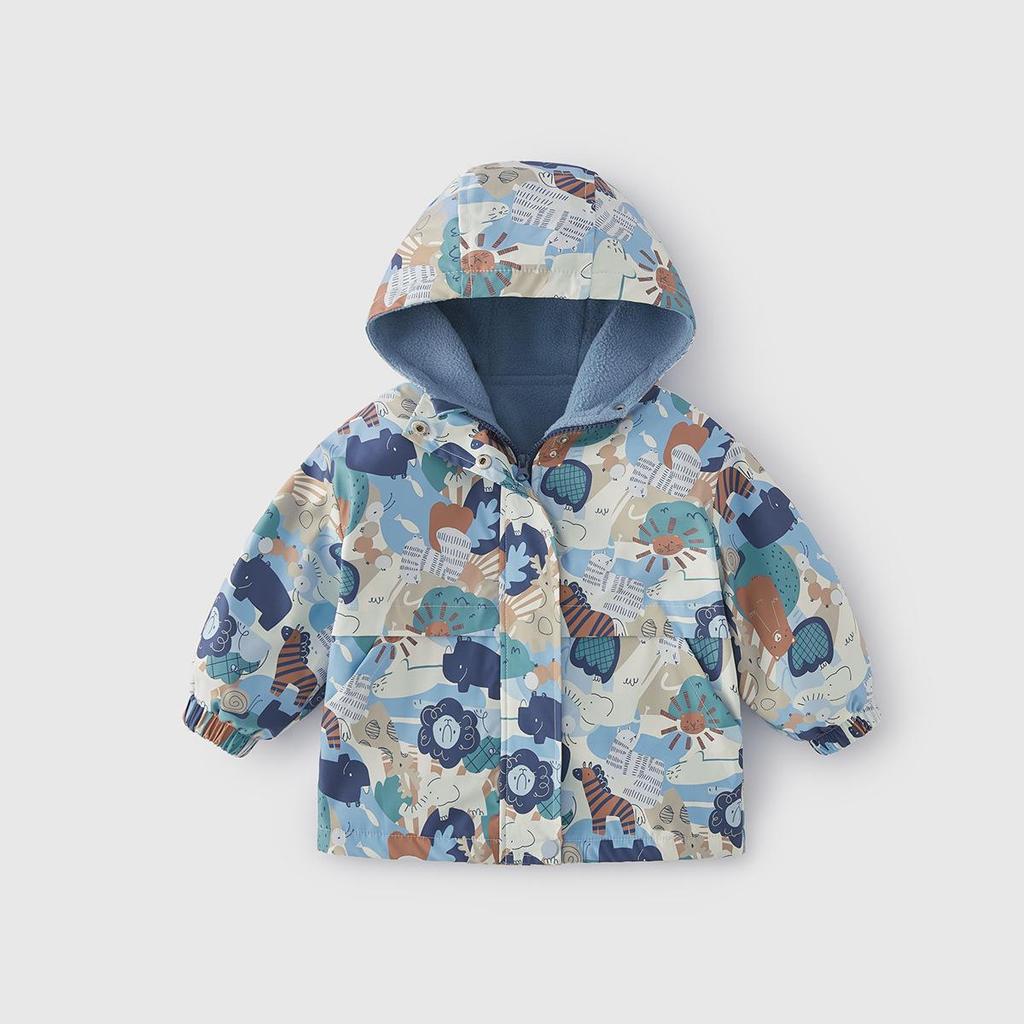 Vêtements d'extérieur chauds et antibactériens pour tout-petits - Vêtements tendance Automne/Hiver pour Garçons et Filles