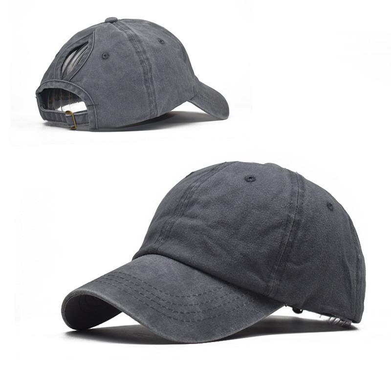 Solid Simple Color Women Casual Sun Shading Cotton Baseball Cap Outdoor For