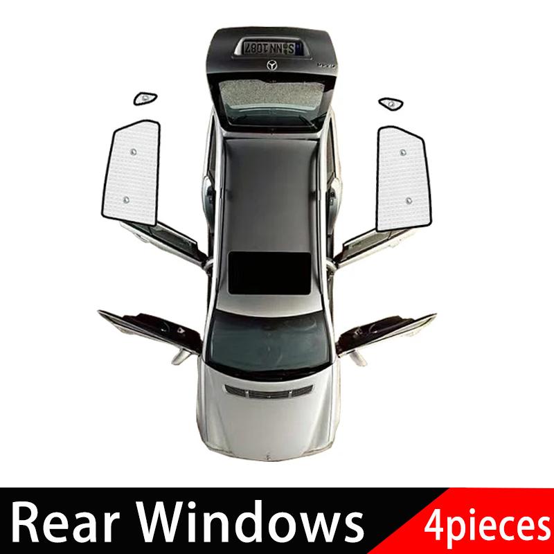 Автомобильный солнцезащитный козырек от УФ-лучей для BYD Atto3 2024 Yuan Plus Автомобильные солнцезащитные шторки на лобовое стекло Боковые дефлекторы окон Чехлы Автоаксессуары Rear Windows