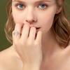 Witch Knot Ring for Women Stainless Steel Adjustable Open Finger Rings New Witchcraft Amulet Jewelry Birthday Gift