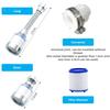 Kitchen Water Tap Faucet Pressurized Bubbler Filter Remove Chlorine Heavy Metals Filtered Showers Head Soften for Hard Water