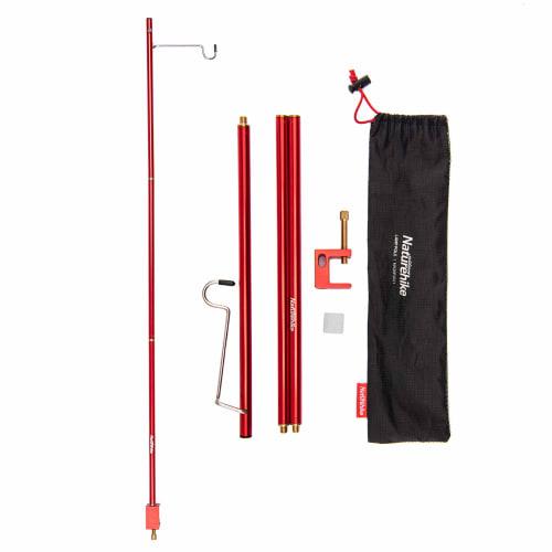 

Naturehike Lantern Stand Lantern Pole Table Holder Type Aluminum Ultra Light Folding Compact Light Pole 2WAY Camping Garden Picnic Fishing Travel Only