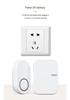 433 Wireless Waterproof Kinetic Doorbell – Battery-Free Smart Home Security Doorbell