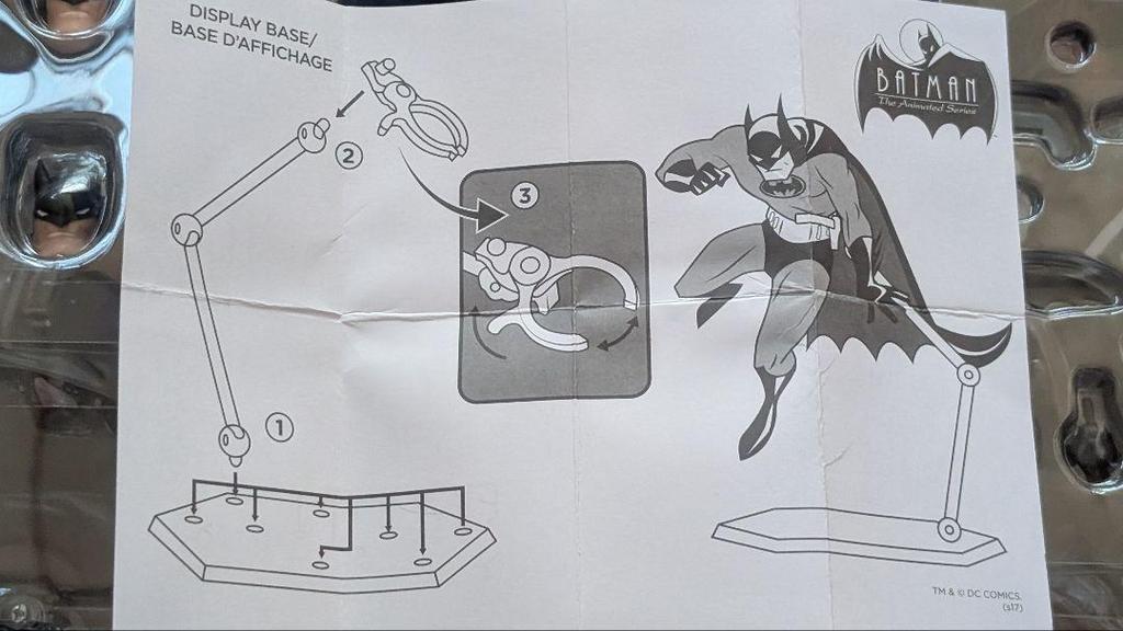 [USED] DC Batman Animated Expressions Pack - Base missing