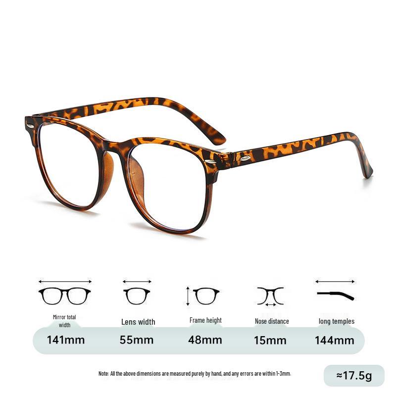 Trendy Unisex Korean-Style Myopia Glasses with High-End Anti-Blue Light Frames