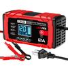 12V 15A 12A Multifunctional Intelligent Pulse Repair Maintenance Car Motorcycle Battery Charging Lead-Acid Smart Battery Charger