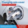 Car Charging Port Rain Cover, Ev Charger Plug Cover Magnetic Transparent Cover For Electric Vehicle Waterproof Outdoor Charging