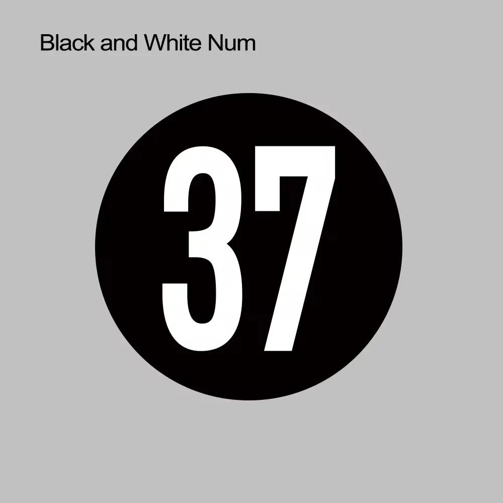 Car Door Side Number 37 Sticker Auto Decoration Vinyl Decal For MINI Cooper One Countryman F55 F56 F60 R55 R56 R60 Clubman R61