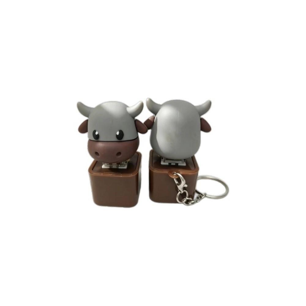 Horse Fidget Button Keychain Cow Finger Button Clicker Keyboard Fidget Toys For Stress Relief