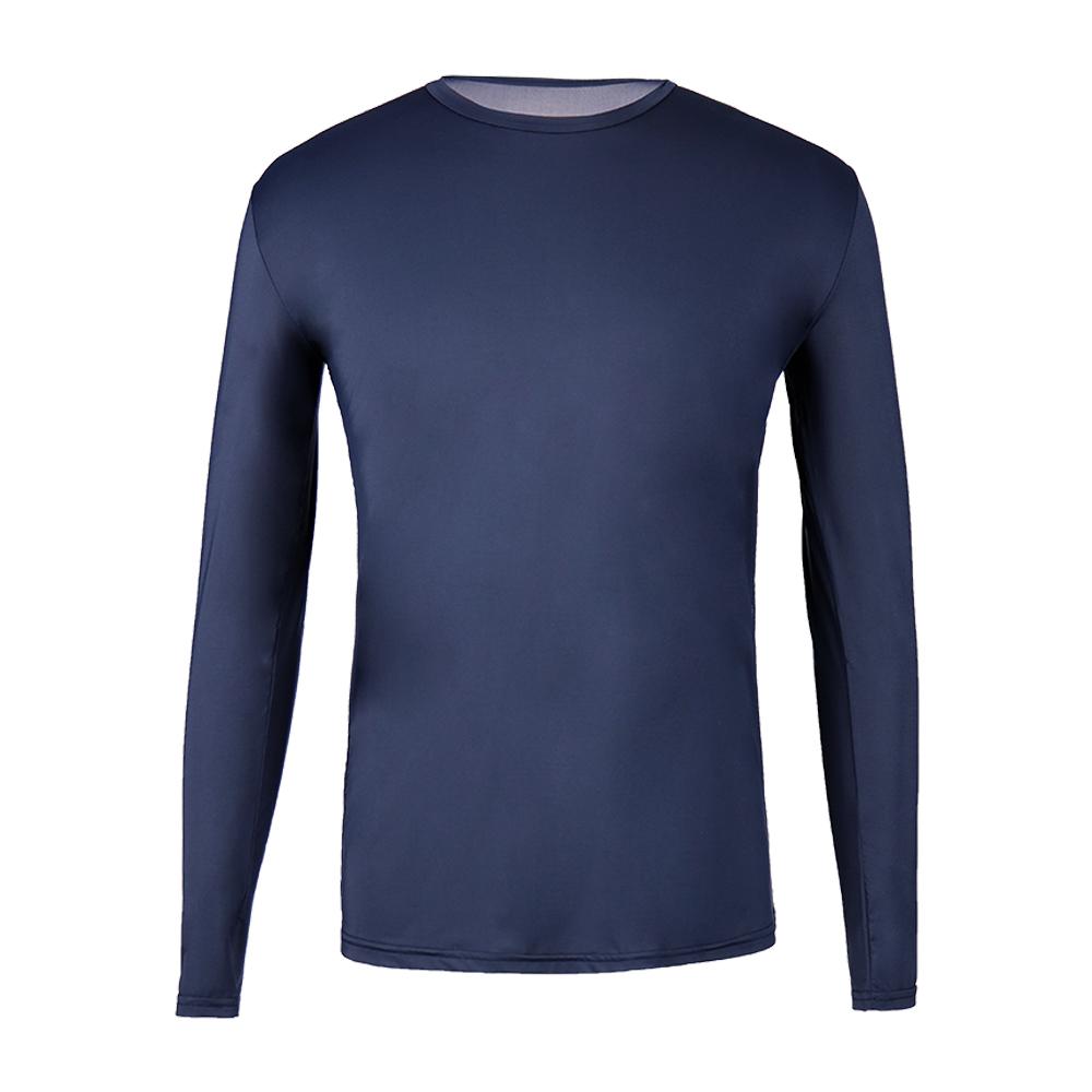 Icaruk Functional Sports Mesh Round Long Sleeve T-Shirt Btee102