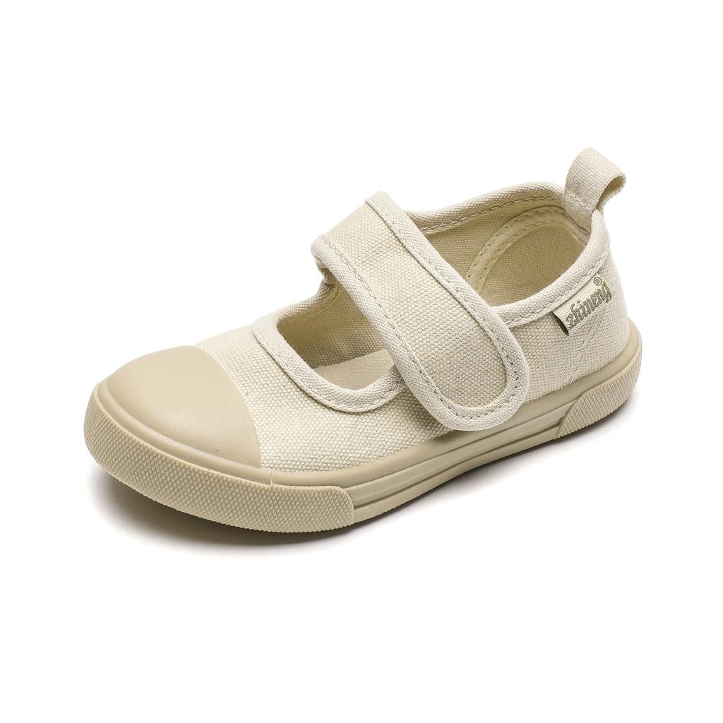 Canvas Shoes Boys Girls Velcro Shoe Straps Slip-resistant Shoes