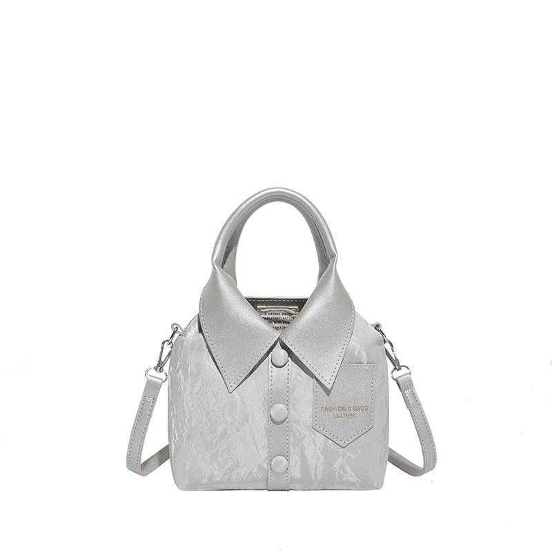 Fashion Pu Small Shoulder Bag With Topstitch Detail For Daily Use