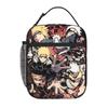 Naruto anime comic Insulated Lunch Bag Insulation Bento Pack Rice Bag  bolsa Student Bento Lunch Handbag Insulation