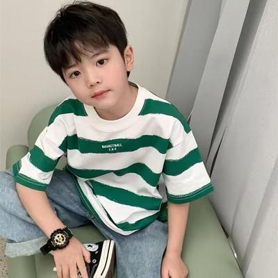 100% Baumwolle Trendiges Kurzarm-T-Shirt für Kinder für den Sommer - Stilvolles Dünnes Design für Jungen und Mädchen