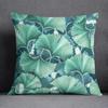 Exotic Tropical Leaves and Flowers Pillow Covers Pattern Cushion Cover Suitable for Sofa Bedroom Car Pillow Cover