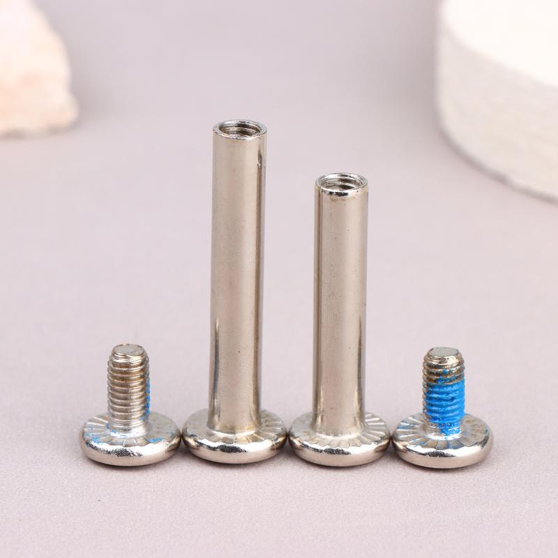 10 komplekti Rullslidošanas daļas Ass Vīriešu sieviešu skrūves Diametrs 6 mm * 31 mm / 36 mm Pieaugušam bērnam Brīvā slidošana Inlaina slidošanas riteņi