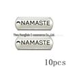 DIY Vintage Gold Inspirational Word Tag Pendant for Jewelry Making